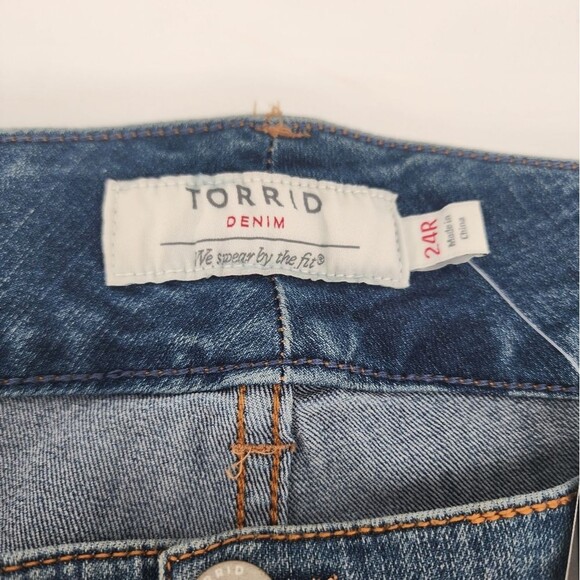 Torrid Women's Denim Jeggings Size 24R NWT - Picture 3 of 5